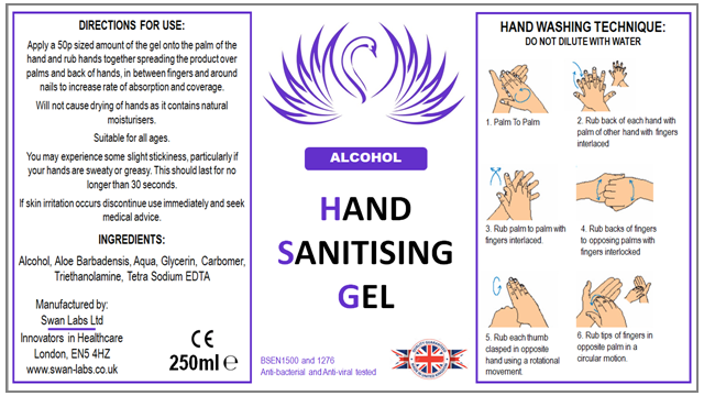 Alcohol Vegan Hand Sanitising Gel | Alice England